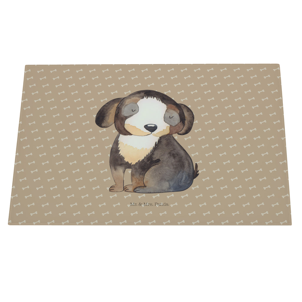 XL Glas Schneidbrett Hund entspannt Glasschneidebrett, Schneidebrett, Frühstücksbrett, Küche, Hund, Hundemotiv, Haustier, Hunderasse, Tierliebhaber, Hundebesitzer, Sprüche, schwarzer Hund, Hundeliebe, Liebe, Hundeglück
