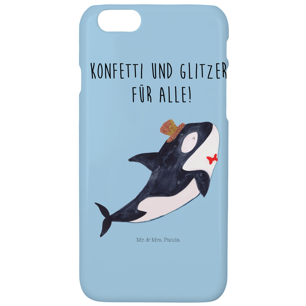 Iphone 6 / 6S Handyhülle Orca Zylinder Handyhülle, Handycover, Cover, Handy, Hülle, Iphone 6, Iphone 6s, Meerestiere, Meer, Urlaub, Narwal, Glitter, Konfetti, Glitzer, Geburtstag, Feier, Fete, Fest, Glückwunsch, Orca
