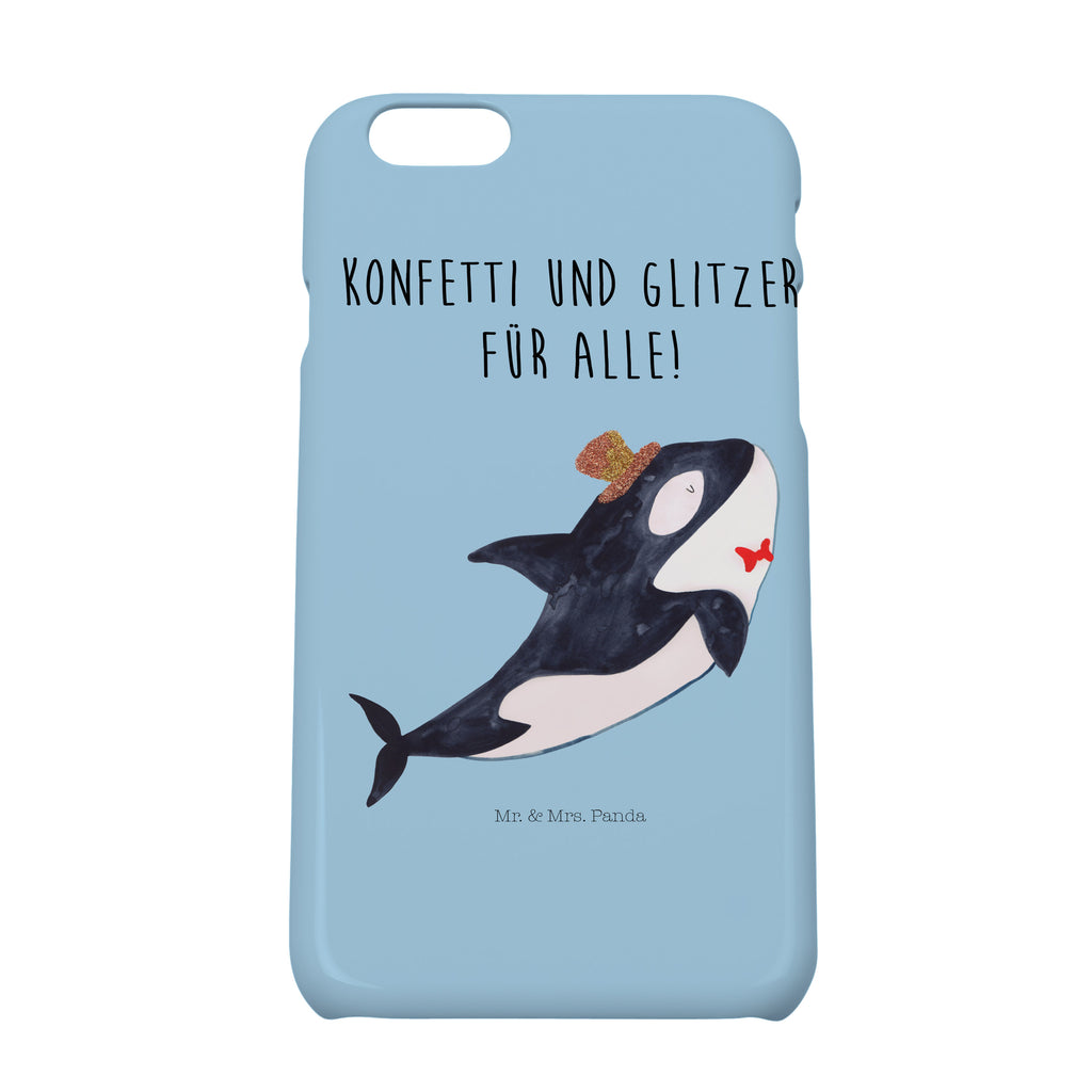 Iphone 6 / 6S Handyhülle Orca Zylinder Handyhülle, Handycover, Cover, Handy, Hülle, Iphone 6, Iphone 6s, Meerestiere, Meer, Urlaub, Narwal, Glitter, Konfetti, Glitzer, Geburtstag, Feier, Fete, Fest, Glückwunsch, Orca