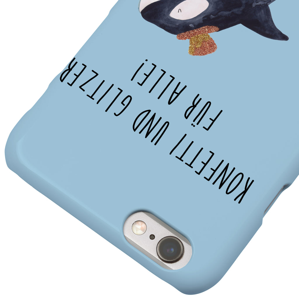 Iphone 6 / 6S Handyhülle Orca Zylinder Handyhülle, Handycover, Cover, Handy, Hülle, Iphone 6, Iphone 6s, Meerestiere, Meer, Urlaub, Narwal, Glitter, Konfetti, Glitzer, Geburtstag, Feier, Fete, Fest, Glückwunsch, Orca
