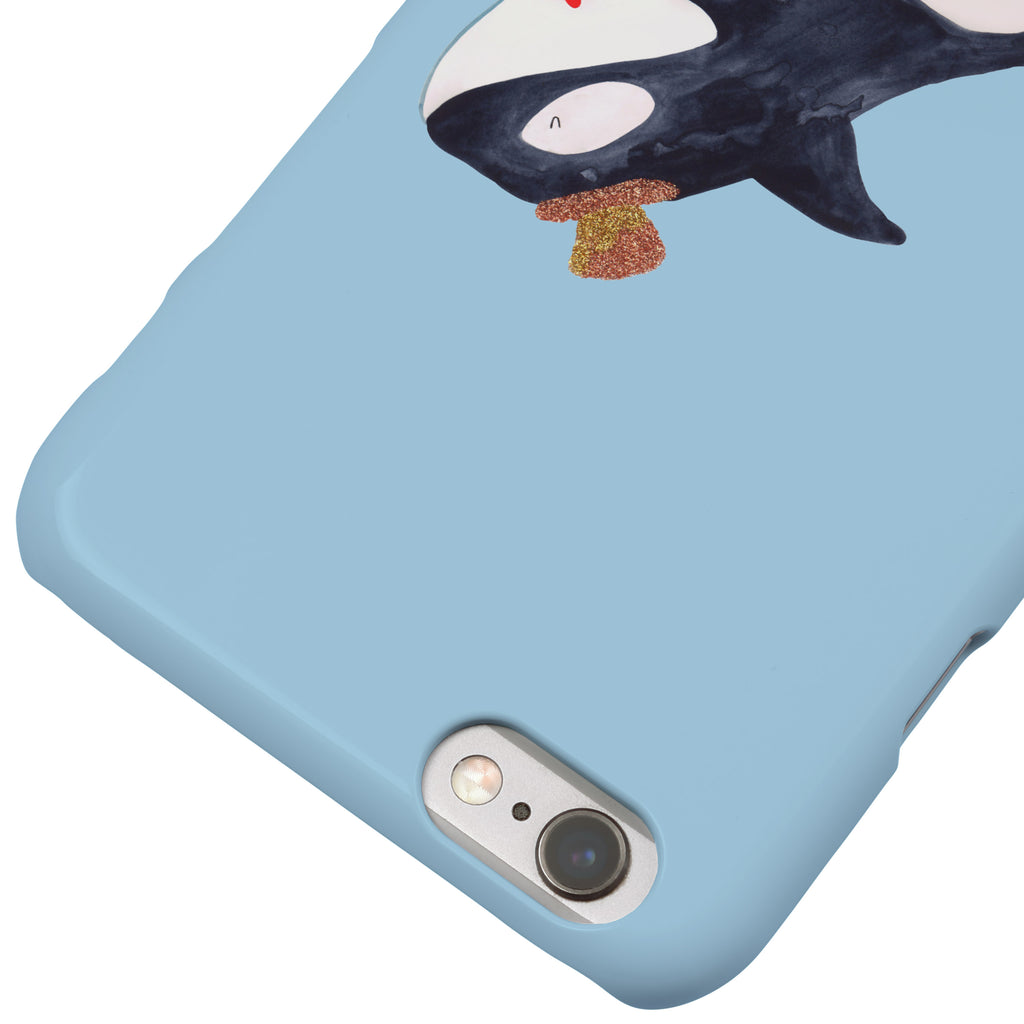 Iphone 6 / 6S Handyhülle Orca Zylinder Handyhülle, Handycover, Cover, Handy, Hülle, Iphone 6, Iphone 6s, Meerestiere, Meer, Urlaub, Narwal, Glitter, Konfetti, Glitzer, Geburtstag, Feier, Fete, Fest, Glückwunsch, Orca