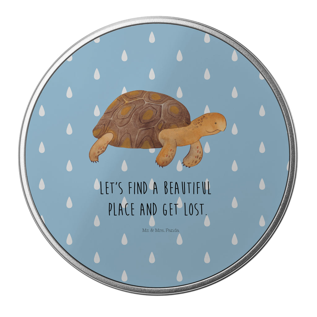 Blechdose rund Schildkröte marschiert Metalldose, Keksdose, Dose, Vorratsdose, Geschenkbox, Meerestiere, Meer, Urlaub, Schildkröte, Schildkröten, get lost, Abenteuer, Reiselust, Inspiration, Neustart, Motivation, Lieblingsmensch