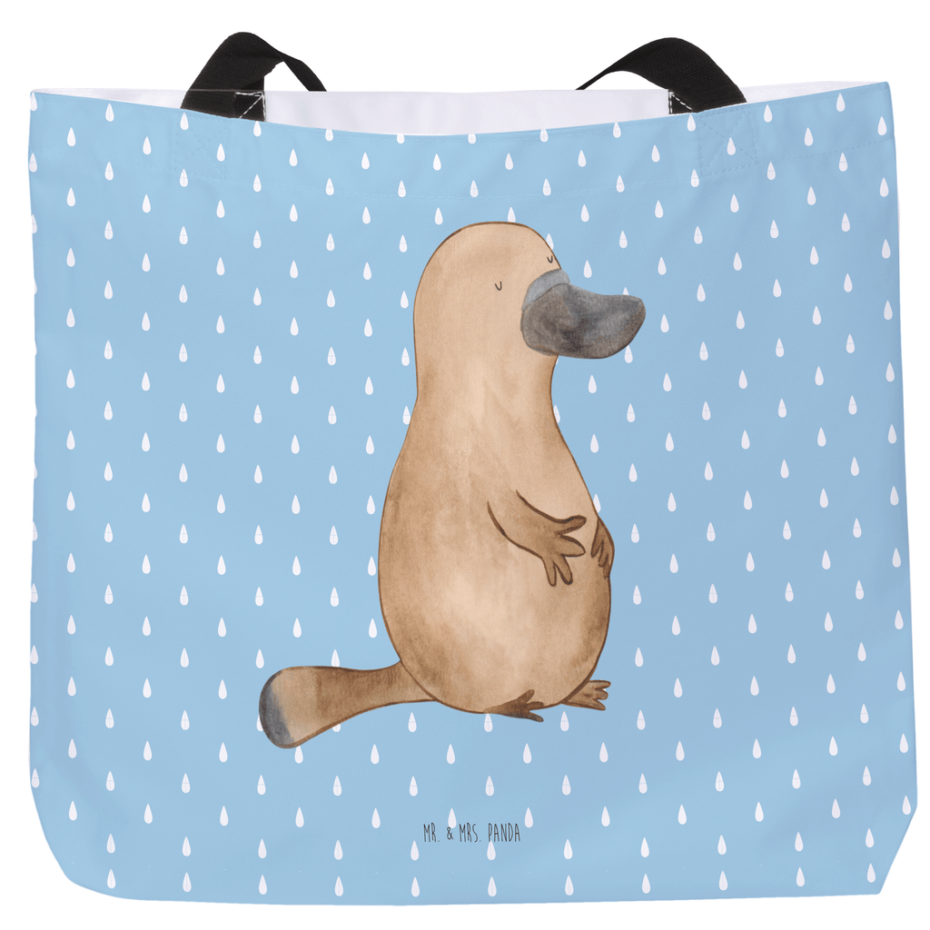 Shopper Schnabeltier mutig Beutel, Einkaufstasche, Tasche, Strandtasche, Einkaufsbeutel, Shopper, Schultasche, Freizeittasche, Tragebeutel, Schulbeutel, Alltagstasche, Meerestiere, Meer, Urlaub, Schnabeltier, Mut, mutig, Lebensweisheit, Schnabeltiere, Motivation, Training, Büro, Arbeit, Neuanfang, Neustart, Weltreise, Raodtrip