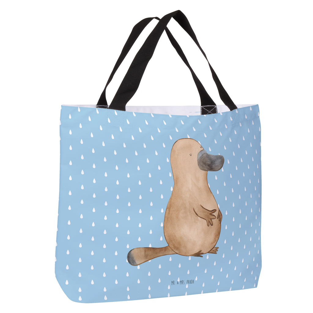 Shopper Schnabeltier mutig Beutel, Einkaufstasche, Tasche, Strandtasche, Einkaufsbeutel, Shopper, Schultasche, Freizeittasche, Tragebeutel, Schulbeutel, Alltagstasche, Meerestiere, Meer, Urlaub, Schnabeltier, Mut, mutig, Lebensweisheit, Schnabeltiere, Motivation, Training, Büro, Arbeit, Neuanfang, Neustart, Weltreise, Raodtrip