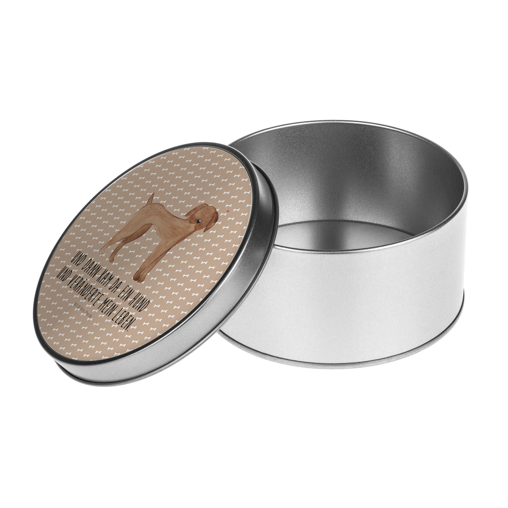 Blechdose rund Hund Dogge Metalldose, Keksdose, Dose, Vorratsdose, Geschenkbox, Hund, Hundemotiv, Haustier, Hunderasse, Tierliebhaber, Hundebesitzer, Sprüche, Hunde, Dogge, Deutsche Dogge, Great Dane