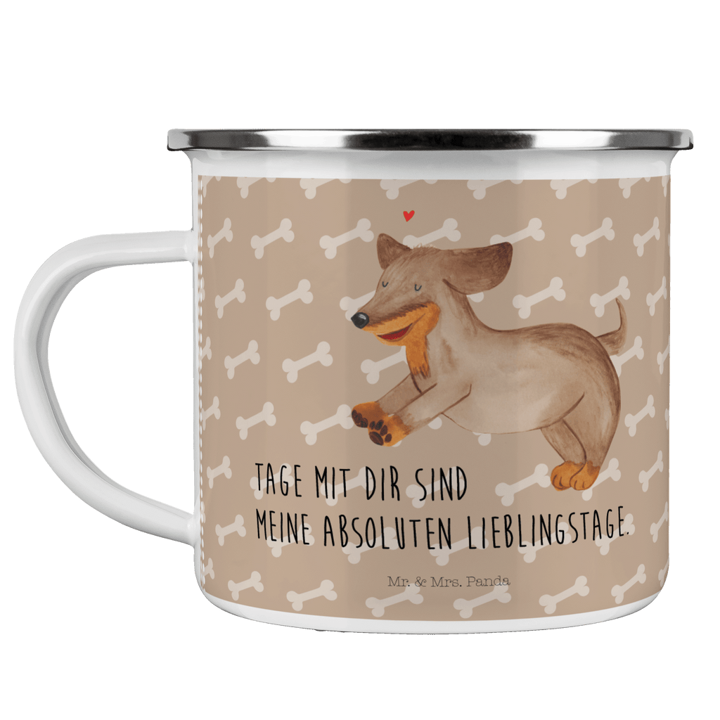 Camping Emaille Tasse Hund Dackel fröhlich Campingtasse, Trinkbecher, Metalltasse, Outdoor Tasse, Emaille Trinkbecher, Blechtasse Outdoor, Emaille Campingbecher, Edelstahl Trinkbecher, Metalltasse für Camping, Kaffee Blechtasse, Camping Tasse Metall, Hund, Hundemotiv, Haustier, Hunderasse, Tierliebhaber, Hundebesitzer, Sprüche, Hunde, Dackel, Dachshund, happy dog