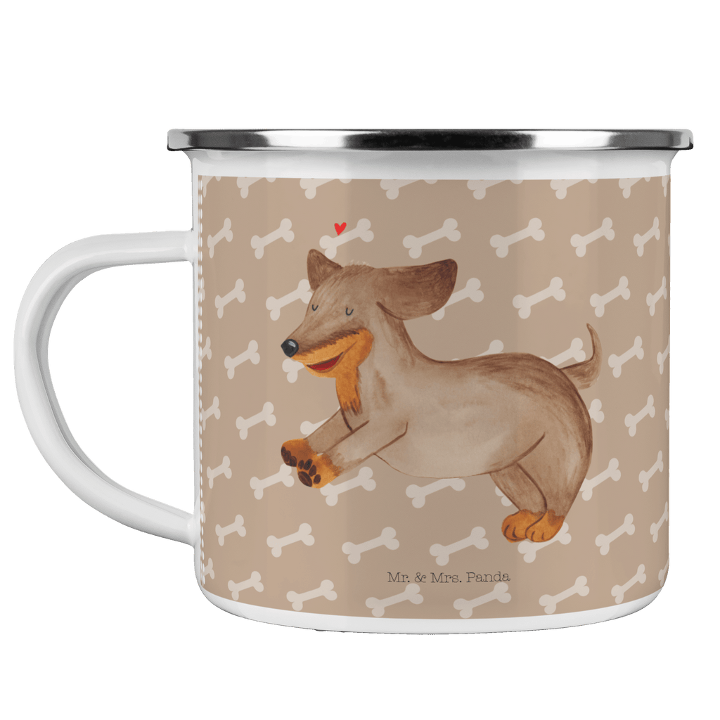 Camping Emaille Tasse Hund Dackel fröhlich Campingtasse, Trinkbecher, Metalltasse, Outdoor Tasse, Emaille Trinkbecher, Blechtasse Outdoor, Emaille Campingbecher, Edelstahl Trinkbecher, Metalltasse für Camping, Kaffee Blechtasse, Camping Tasse Metall, Hund, Hundemotiv, Haustier, Hunderasse, Tierliebhaber, Hundebesitzer, Sprüche, Hunde, Dackel, Dachshund, happy dog