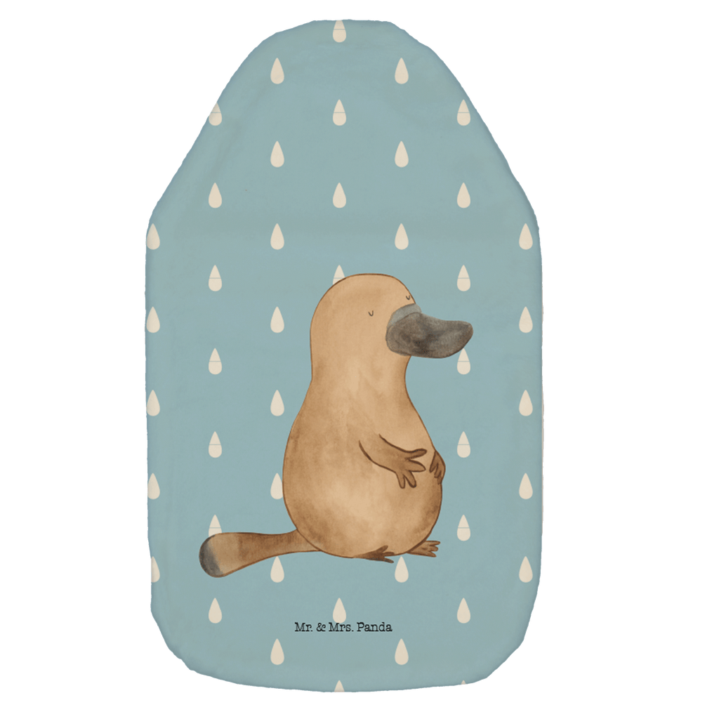 Wärmflasche Schnabeltier mutig Wärmekissen, Kinderwärmflasche, Körnerkissen, Wärmflaschenbezug, Wärmflasche mit Bezug, Meerestiere, Meer, Urlaub, Schnabeltier, Mut, mutig, Lebensweisheit, Schnabeltiere, Motivation, Training, Büro, Arbeit, Neuanfang, Neustart, Weltreise, Raodtrip