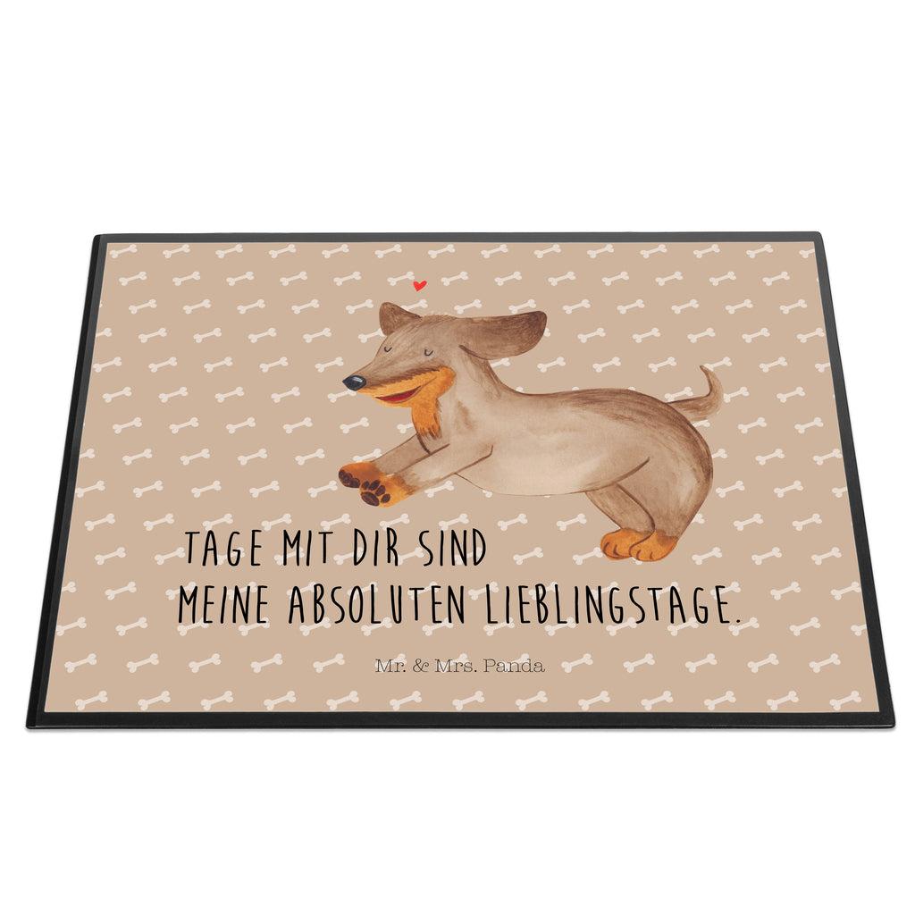 Schreibtischunterlage Hund Dackel fröhlich Schreibunterlage, Schreibtischauflage, Bürobedarf, Büroartikel, Schreibwaren, Schreibtisch Unterlagen, Schreibtischunterlage Groß, Hund, Hundemotiv, Haustier, Hunderasse, Tierliebhaber, Hundebesitzer, Sprüche, Hunde, Dackel, Dachshund, happy dog