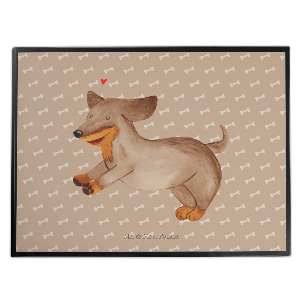 Schreibtischunterlage Hund Dackel fröhlich Schreibunterlage, Schreibtischauflage, Bürobedarf, Büroartikel, Schreibwaren, Schreibtisch Unterlagen, Schreibtischunterlage Groß, Hund, Hundemotiv, Haustier, Hunderasse, Tierliebhaber, Hundebesitzer, Sprüche, Hunde, Dackel, Dachshund, happy dog