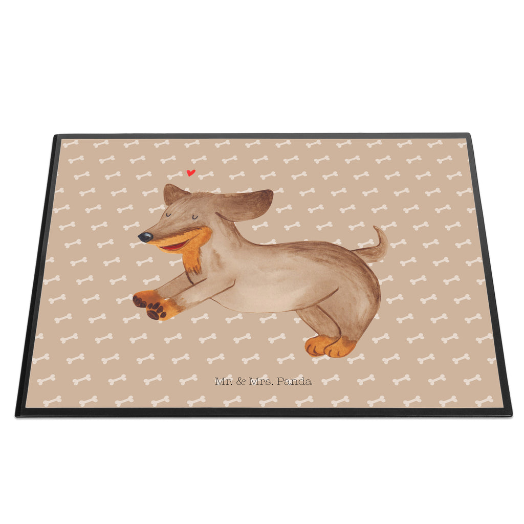 Schreibtischunterlage Hund Dackel fröhlich Schreibunterlage, Schreibtischauflage, Bürobedarf, Büroartikel, Schreibwaren, Schreibtisch Unterlagen, Schreibtischunterlage Groß, Hund, Hundemotiv, Haustier, Hunderasse, Tierliebhaber, Hundebesitzer, Sprüche, Hunde, Dackel, Dachshund, happy dog