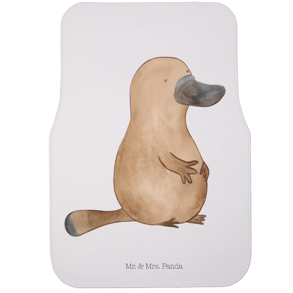 Fahrer Autofußmatte Schnabeltier mutig Autofußmatten, Fußmatte Auto, Fahrer, Schmutzmatte Auto, Meerestiere, Meer, Urlaub, Schnabeltier, Mut, mutig, Lebensweisheit, Schnabeltiere, Motivation, Training, Büro, Arbeit, Neuanfang, Neustart, Weltreise, Raodtrip