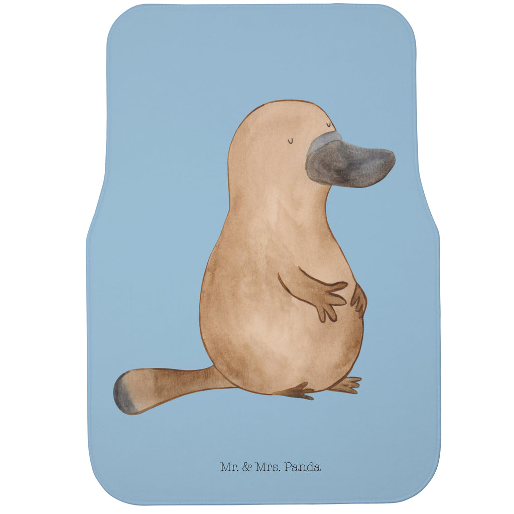 Fahrer Autofußmatte Schnabeltier mutig Autofußmatten, Fußmatte Auto, Fahrer, Schmutzmatte Auto, Meerestiere, Meer, Urlaub, Schnabeltier, Mut, mutig, Lebensweisheit, Schnabeltiere, Motivation, Training, Büro, Arbeit, Neuanfang, Neustart, Weltreise, Raodtrip