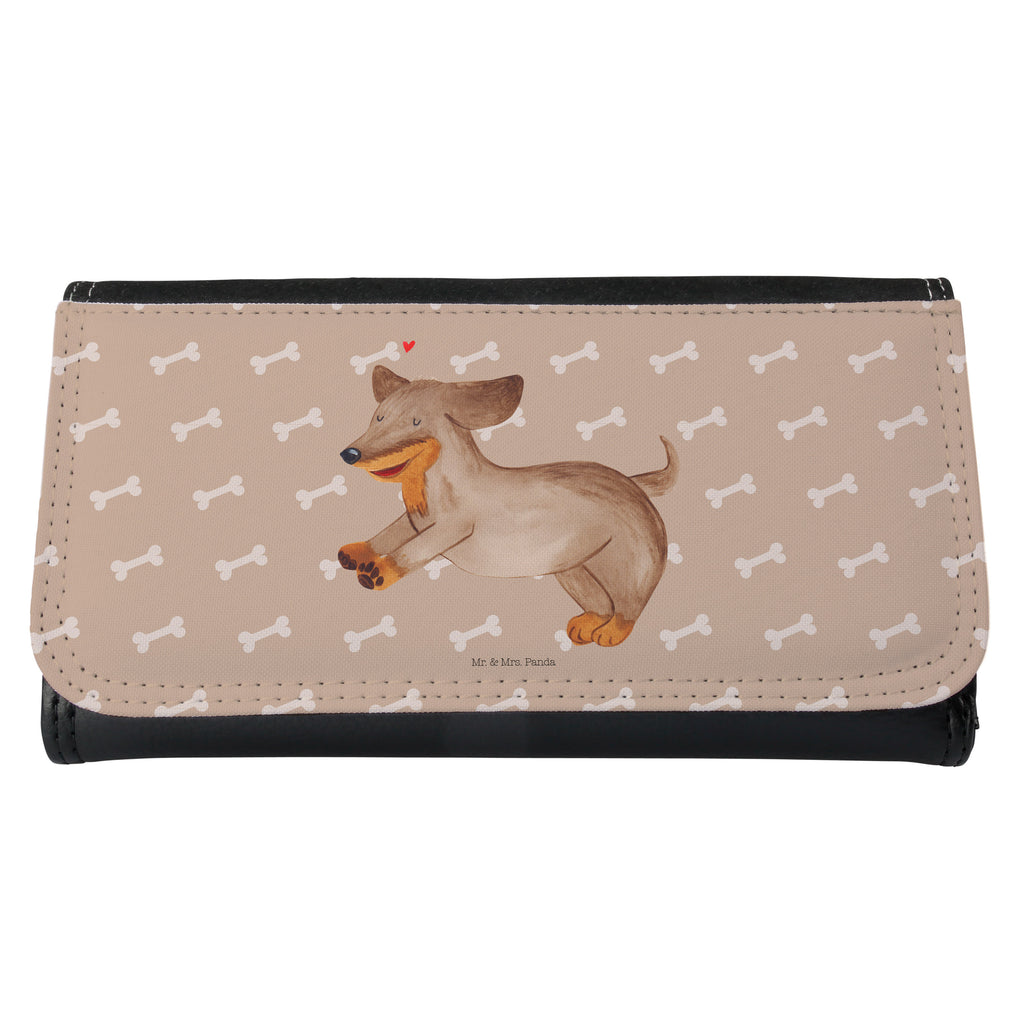 Damen Portemonnaie Hund Dackel fröhlich Portemonnaie, Portemonee, Geldbörse, Damen, Groß, XXL, Geldbeutel, Portemonnaies, Hund, Hundemotiv, Haustier, Hunderasse, Tierliebhaber, Hundebesitzer, Sprüche, Hunde, Dackel, Dachshund, happy dog