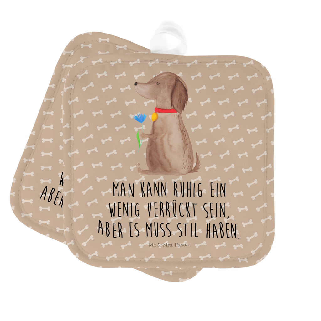 2er Set Topflappen  Hund Blume Topflappen, Topfuntersetzer, Ofenhandschuh, Topflappen Set, Topflappen lustig, Topflappen mit Spruch, Hund, Hundemotiv, Haustier, Hunderasse, Tierliebhaber, Hundebesitzer, Sprüche, Hunde, Frauchen, Hundeliebe