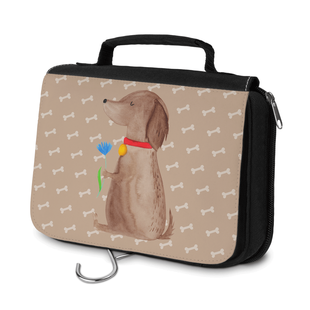 Kulturbeutel Hund Blume Kulturbeutel, Zum Aufhängen, Waschtasche, Kosmetiktasche, Damen, Herren, Aufbewahrungstasche, Schminktasche, Kosmetikbeutel, Organizer, Kulturtasche, Schminkutensil, Hund, Hundemotiv, Haustier, Hunderasse, Tierliebhaber, Hundebesitzer, Sprüche, Hunde, Frauchen, Hundeliebe