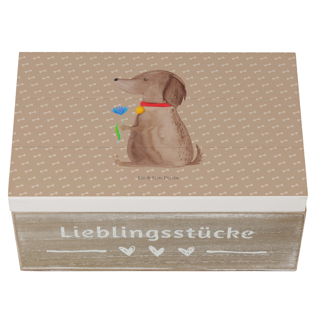 Holzkiste Hund Blume Holzkiste, Kiste, Schatzkiste, Truhe, Schatulle, XXL, Erinnerungsbox, Erinnerungskiste, Dekokiste, Aufbewahrungsbox, Hund, Hundemotiv, Haustier, Hunderasse, Tierliebhaber, Hundebesitzer, Sprüche, Hunde, Frauchen, Hundeliebe