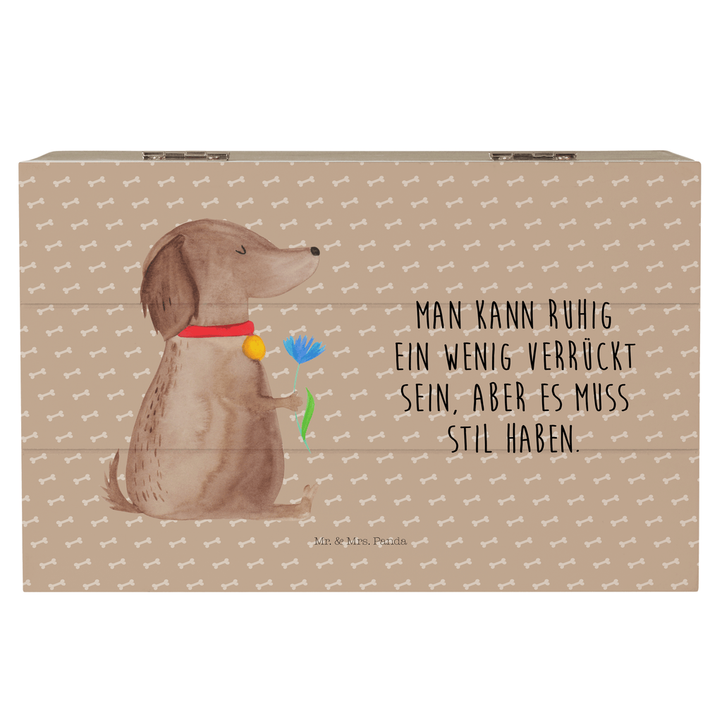 Holzkiste Hund Blume Holzkiste, Kiste, Schatzkiste, Truhe, Schatulle, XXL, Erinnerungsbox, Erinnerungskiste, Dekokiste, Aufbewahrungsbox, Hund, Hundemotiv, Haustier, Hunderasse, Tierliebhaber, Hundebesitzer, Sprüche, Hunde, Frauchen, Hundeliebe