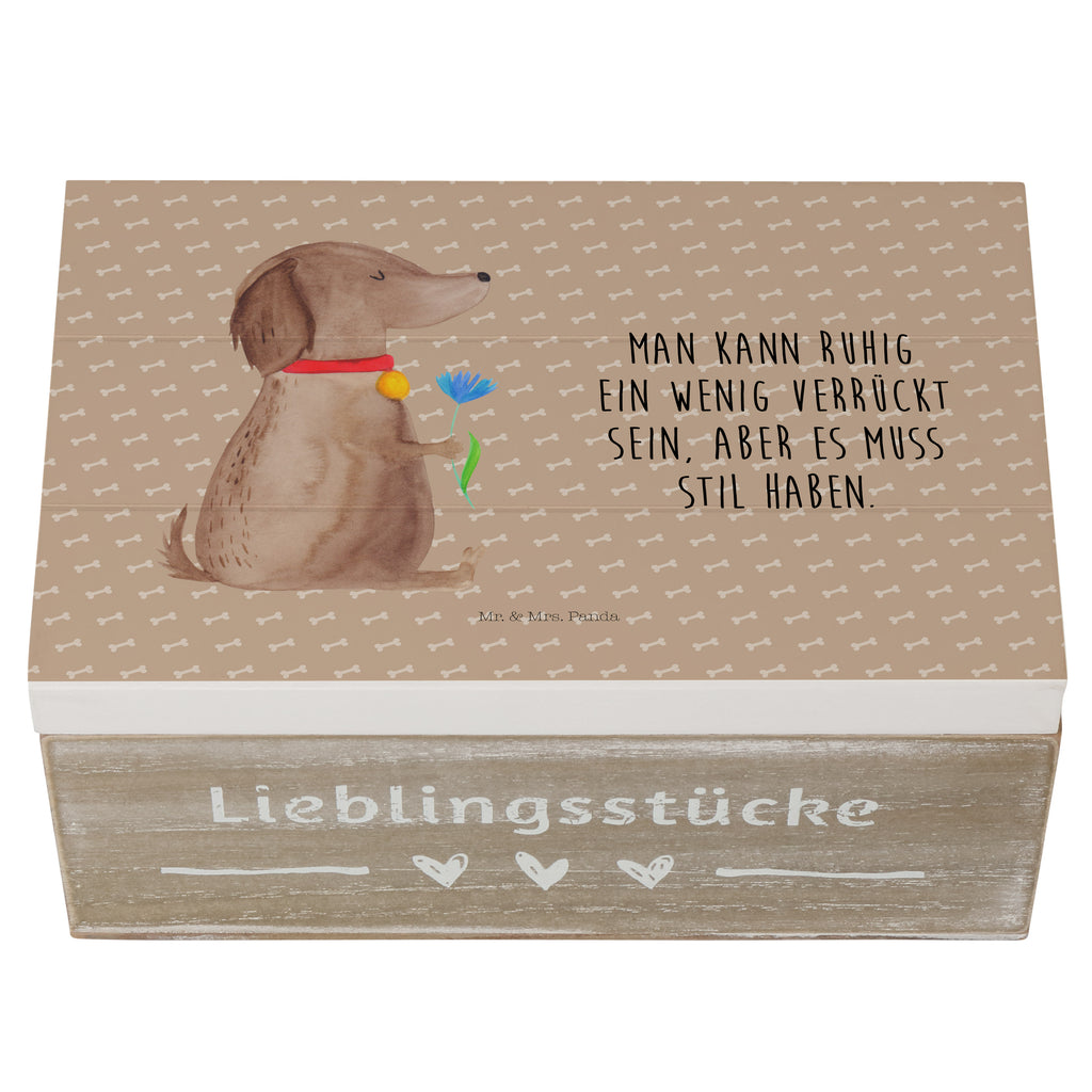 Holzkiste Hund Blume Holzkiste, Kiste, Schatzkiste, Truhe, Schatulle, XXL, Erinnerungsbox, Erinnerungskiste, Dekokiste, Aufbewahrungsbox, Hund, Hundemotiv, Haustier, Hunderasse, Tierliebhaber, Hundebesitzer, Sprüche, Hunde, Frauchen, Hundeliebe