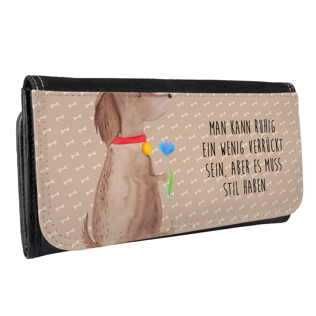 Damen Portemonnaie Hund Blume Portemonnaie, Portemonee, Geldbörse, Damen, Groß, XXL, Geldbeutel, Portemonnaies, Hund, Hundemotiv, Haustier, Hunderasse, Tierliebhaber, Hundebesitzer, Sprüche, Hunde, Frauchen, Hundeliebe