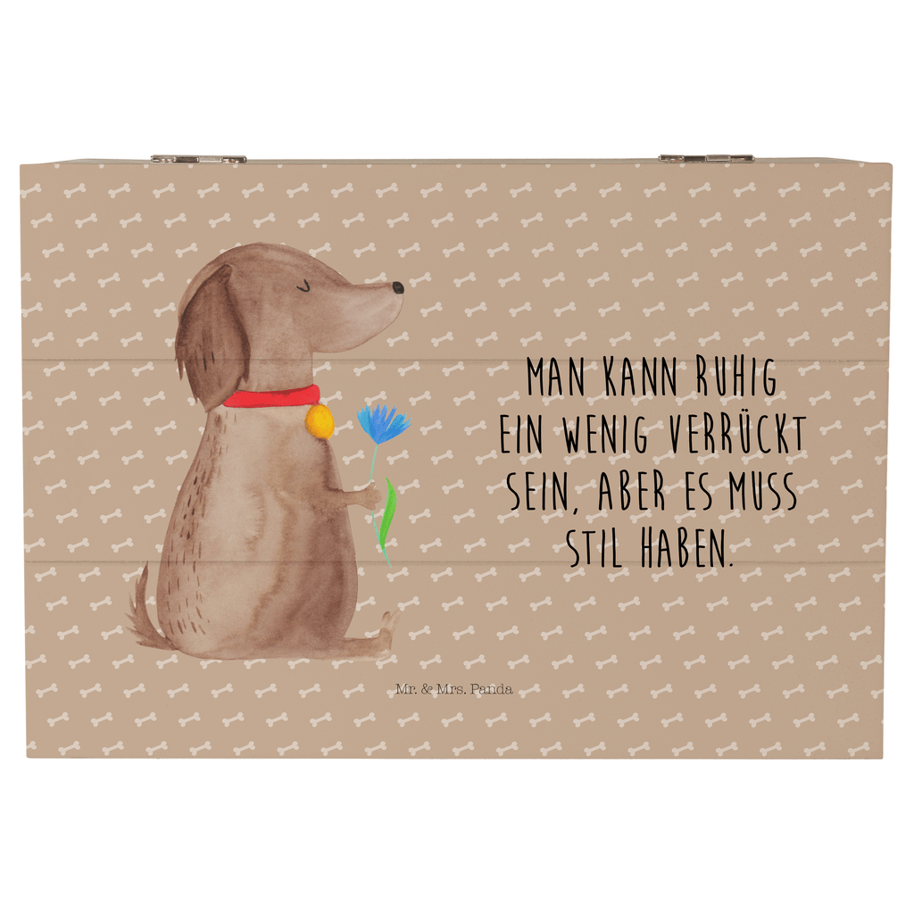Holzkiste Hund Blume Holzkiste, Kiste, Schatzkiste, Truhe, Schatulle, XXL, Erinnerungsbox, Erinnerungskiste, Dekokiste, Aufbewahrungsbox, Hund, Hundemotiv, Haustier, Hunderasse, Tierliebhaber, Hundebesitzer, Sprüche, Hunde, Frauchen, Hundeliebe