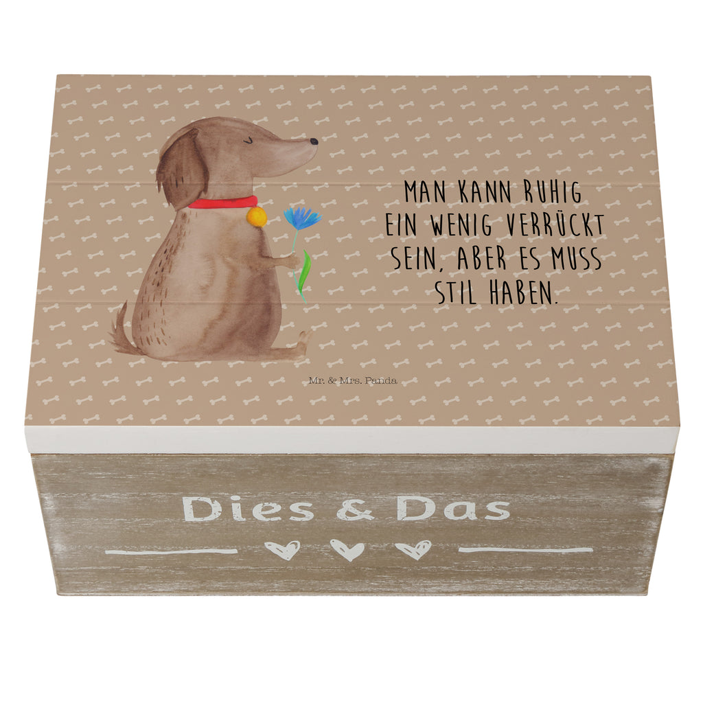Holzkiste Hund Blume Holzkiste, Kiste, Schatzkiste, Truhe, Schatulle, XXL, Erinnerungsbox, Erinnerungskiste, Dekokiste, Aufbewahrungsbox, Hund, Hundemotiv, Haustier, Hunderasse, Tierliebhaber, Hundebesitzer, Sprüche, Hunde, Frauchen, Hundeliebe