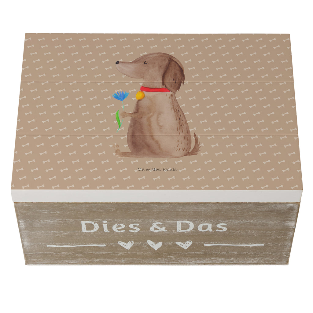 Holzkiste Hund Blume Holzkiste, Kiste, Schatzkiste, Truhe, Schatulle, XXL, Erinnerungsbox, Erinnerungskiste, Dekokiste, Aufbewahrungsbox, Hund, Hundemotiv, Haustier, Hunderasse, Tierliebhaber, Hundebesitzer, Sprüche, Hunde, Frauchen, Hundeliebe