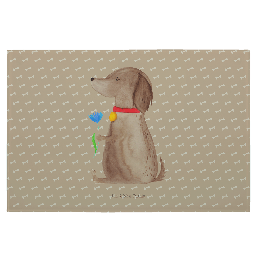 Medium Glas Schneidbrett Hund Blume Glasschneidebrett, Schneidebrett, Hund, Hundemotiv, Haustier, Hunderasse, Tierliebhaber, Hundebesitzer, Sprüche, Hunde, Frauchen, Hundeliebe