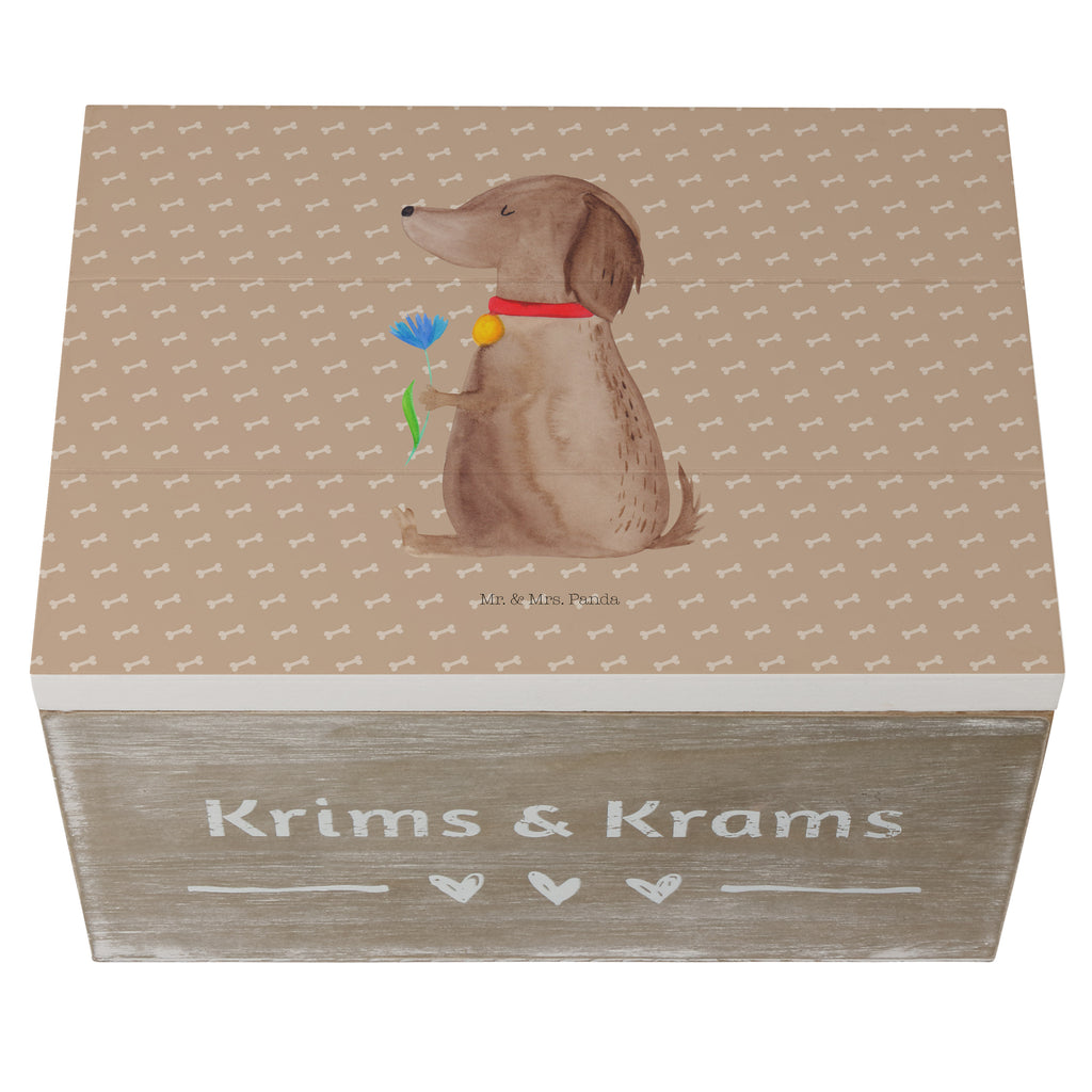 Holzkiste Hund Blume Holzkiste, Kiste, Schatzkiste, Truhe, Schatulle, XXL, Erinnerungsbox, Erinnerungskiste, Dekokiste, Aufbewahrungsbox, Hund, Hundemotiv, Haustier, Hunderasse, Tierliebhaber, Hundebesitzer, Sprüche, Hunde, Frauchen, Hundeliebe