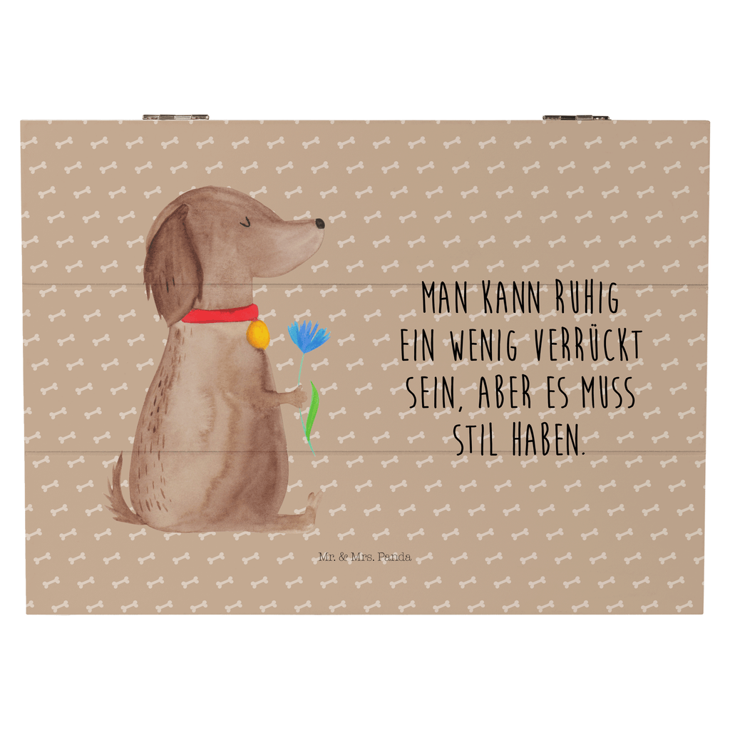 Holzkiste Hund Blume Holzkiste, Kiste, Schatzkiste, Truhe, Schatulle, XXL, Erinnerungsbox, Erinnerungskiste, Dekokiste, Aufbewahrungsbox, Hund, Hundemotiv, Haustier, Hunderasse, Tierliebhaber, Hundebesitzer, Sprüche, Hunde, Frauchen, Hundeliebe