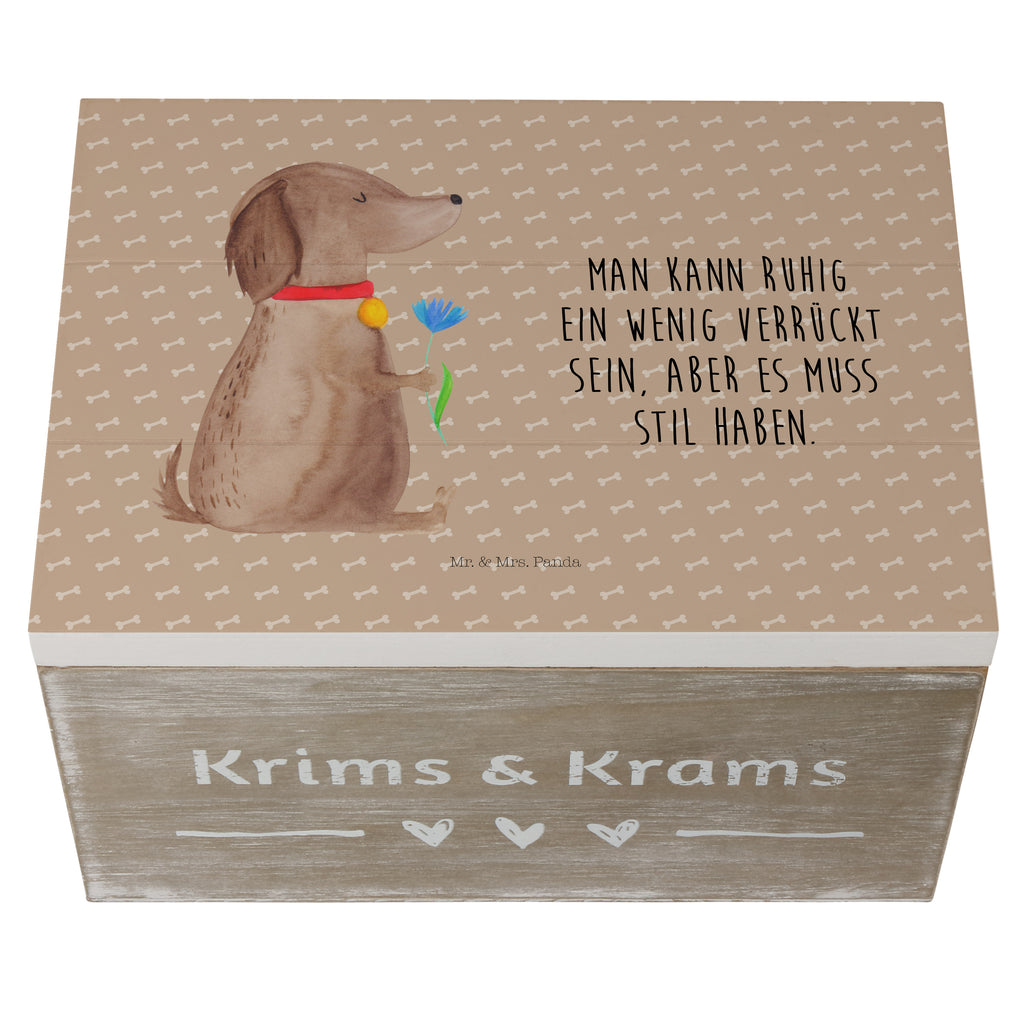 Holzkiste Hund Blume Holzkiste, Kiste, Schatzkiste, Truhe, Schatulle, XXL, Erinnerungsbox, Erinnerungskiste, Dekokiste, Aufbewahrungsbox, Hund, Hundemotiv, Haustier, Hunderasse, Tierliebhaber, Hundebesitzer, Sprüche, Hunde, Frauchen, Hundeliebe