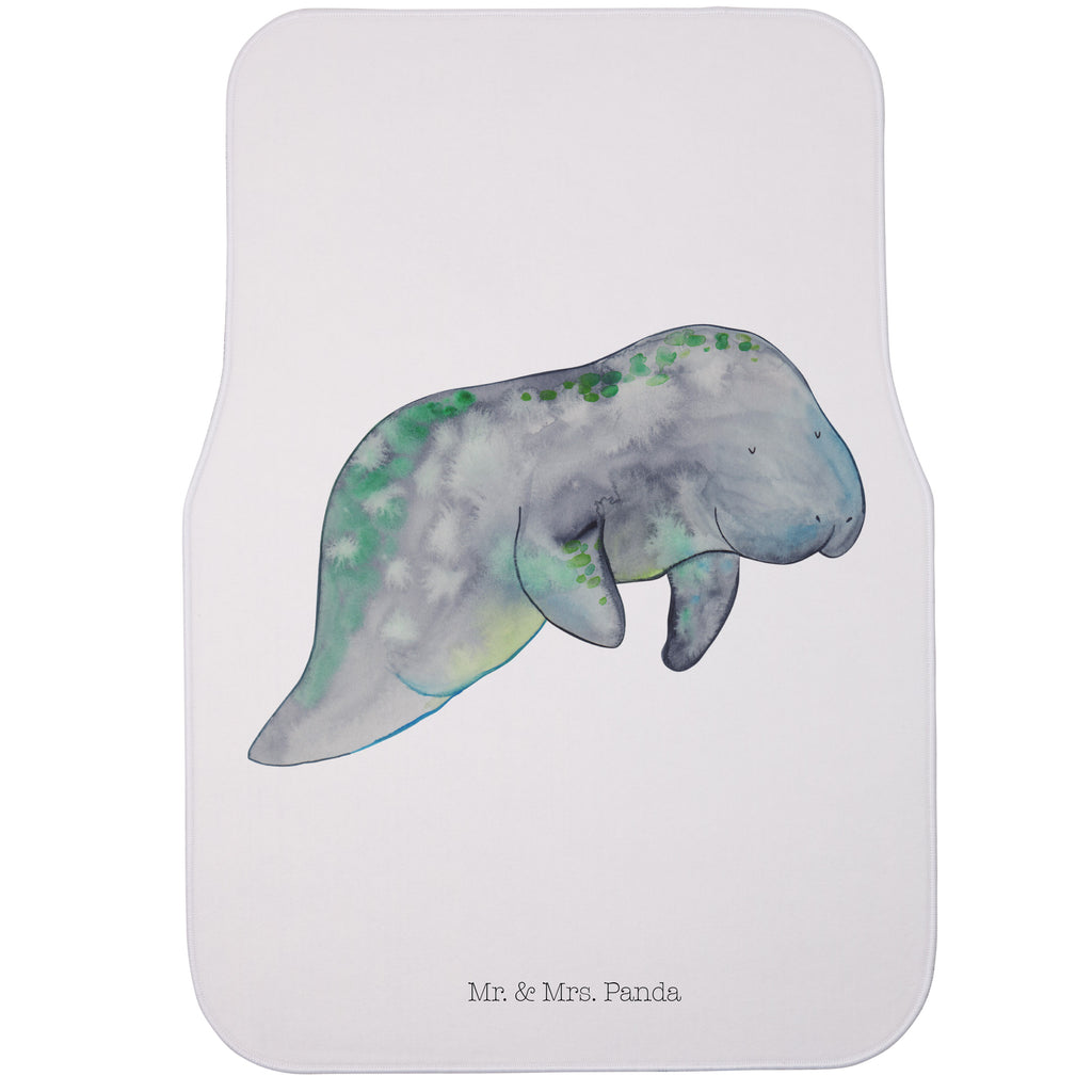 Fahrer Autofußmatte Seekuh chillt Autofußmatten, Fußmatte Auto, Fahrer, Schmutzmatte Auto, Meerestiere, Meer, Urlaub, Seekuh, Seekühe, Diät, Abnehmen, Zucker, Diätwahn, Essen, Süßigkeiten