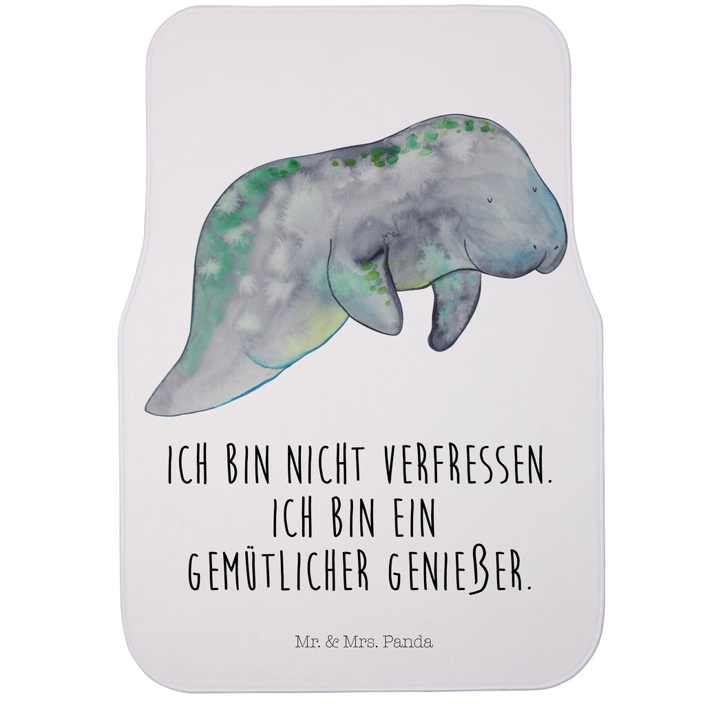 Fahrer Autofußmatte Seekuh chillt Autofußmatten, Fußmatte Auto, Fahrer, Schmutzmatte Auto, Meerestiere, Meer, Urlaub, Seekuh, Seekühe, Diät, Abnehmen, Zucker, Diätwahn, Essen, Süßigkeiten