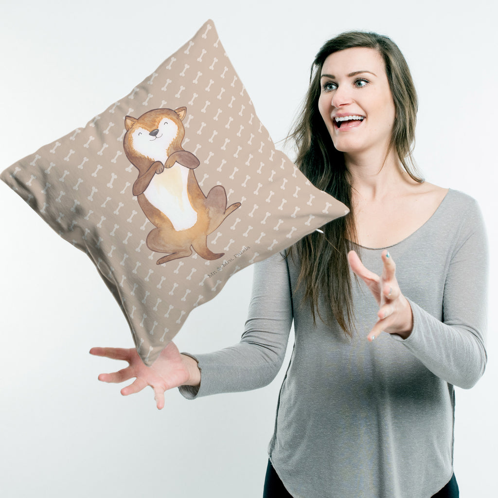 40x40 Kissen Hund Bauchkraulen Kissenhülle, Kopfkissen, Sofakissen, Dekokissen, Motivkissen, Hund, Hundemotiv, Haustier, Hunderasse, Tierliebhaber, Hundebesitzer, Sprüche, Hunde, Hundeliebe, Hundewelpe, Bauchkraulen