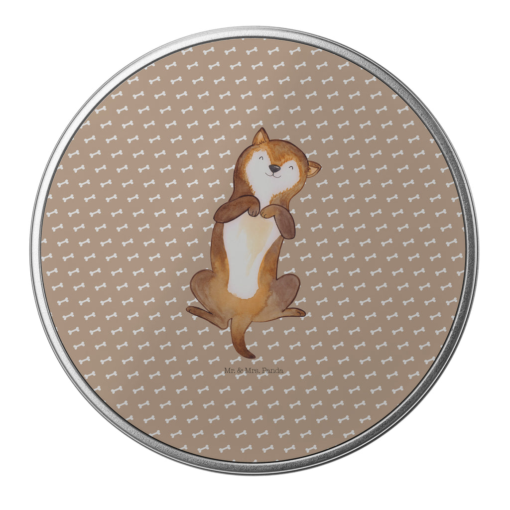 Blechdose rund Hund Bauchkraulen Metalldose, Keksdose, Dose, Vorratsdose, Geschenkbox, Hund, Hundemotiv, Haustier, Hunderasse, Tierliebhaber, Hundebesitzer, Sprüche, Hunde, Hundeliebe, Hundewelpe, Bauchkraulen