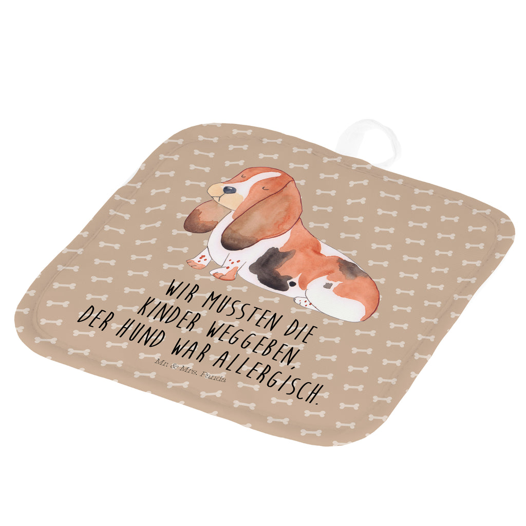 2er Set Topflappen  Hund Basset Hound Topflappen, Topfuntersetzer, Ofenhandschuh, Topflappen Set, Topflappen lustig, Topflappen mit Spruch, Hund, Hundemotiv, Haustier, Hunderasse, Tierliebhaber, Hundebesitzer, Sprüche, Basset Hound, Basset, Hundeliebe, kinderlos