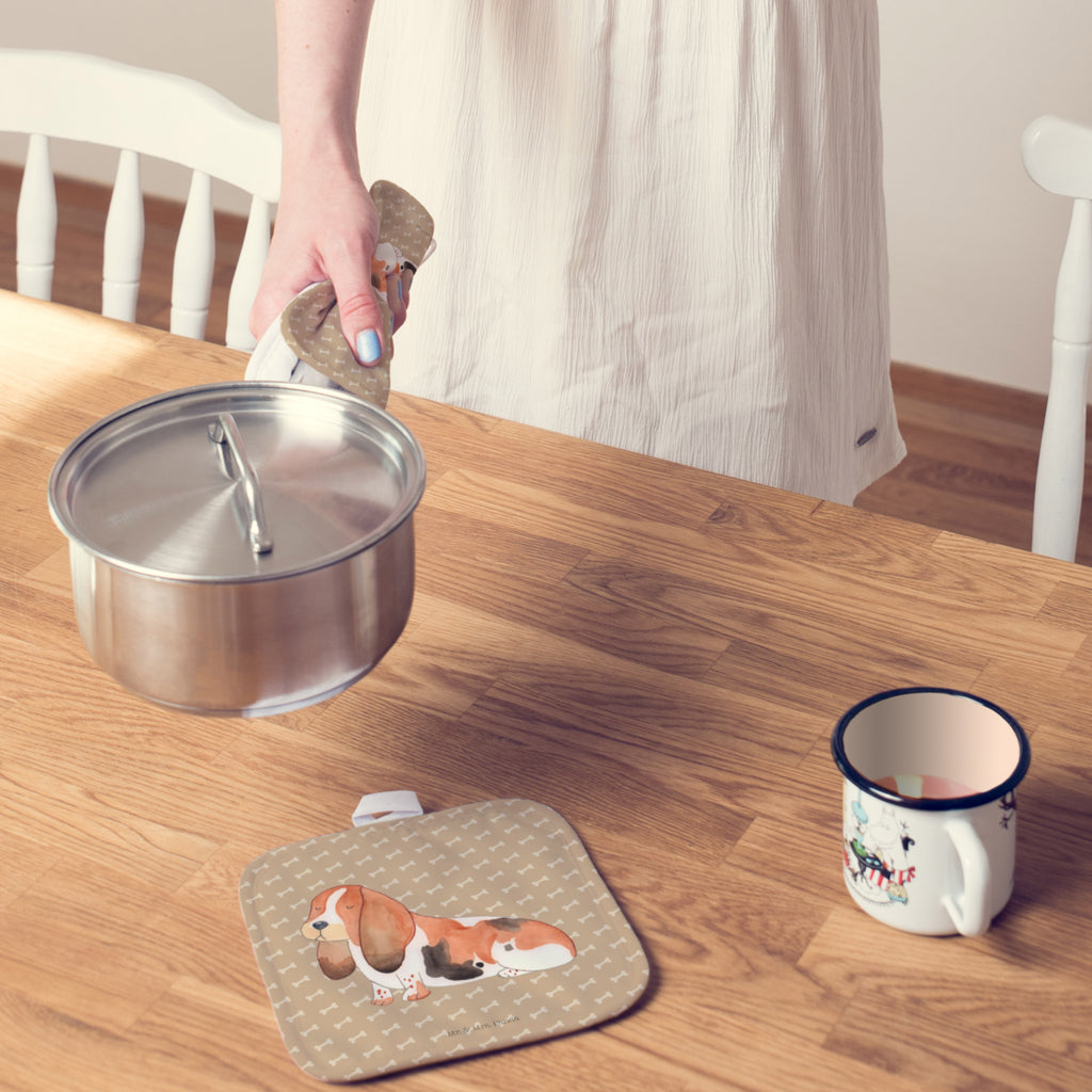 2er Set Topflappen  Hund Basset Hound Topflappen, Topfuntersetzer, Ofenhandschuh, Topflappen Set, Topflappen lustig, Topflappen mit Spruch, Hund, Hundemotiv, Haustier, Hunderasse, Tierliebhaber, Hundebesitzer, Sprüche, Basset Hound, Basset, Hundeliebe, kinderlos