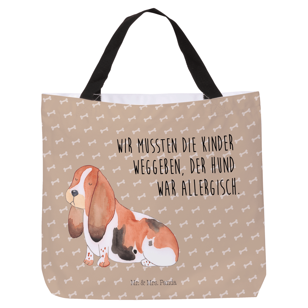 Shopper Hund Basset Hound Beutel, Einkaufstasche, Tasche, Strandtasche, Einkaufsbeutel, Shopper, Schultasche, Freizeittasche, Tragebeutel, Schulbeutel, Alltagstasche, Hund, Hundemotiv, Haustier, Hunderasse, Tierliebhaber, Hundebesitzer, Sprüche, Basset Hound, Basset, Hundeliebe, kinderlos