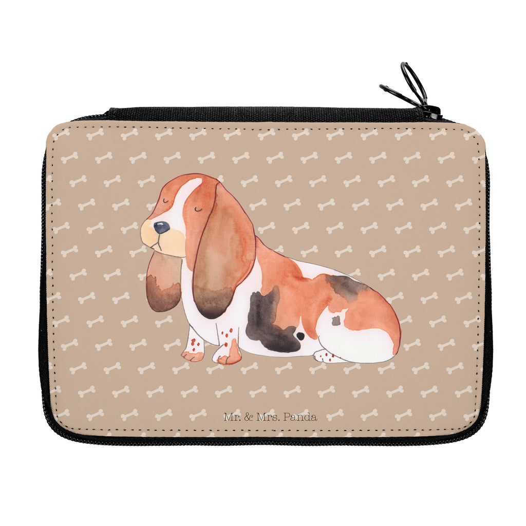 Federmappe Hund Basset Hound Federmappe, Stiftetasche, Stifte Etui, Schule, Einschulung, Geschenk, Kind, Schüler, Schülerin, Stifterolle, Federmäppchen, Motiv, Grundschule, Federmäppchen bedruckt, Büro Stifte Etui, Bestückte Federmappe, Kinder Federmappe, Federmappe Einschulung, Hund, Hundemotiv, Haustier, Hunderasse, Tierliebhaber, Hundebesitzer, Sprüche, Basset Hound, Basset, Hundeliebe, kinderlos