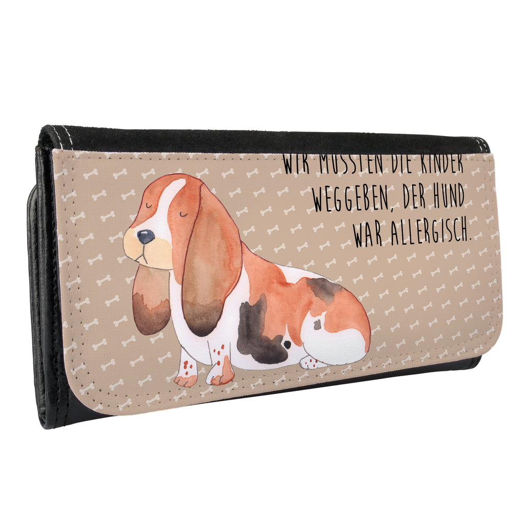 Damen Portemonnaie Hund Basset Hound Portemonnaie, Portemonee, Geldbörse, Damen, Groß, XXL, Geldbeutel, Portemonnaies, Hund, Hundemotiv, Haustier, Hunderasse, Tierliebhaber, Hundebesitzer, Sprüche, Basset Hound, Basset, Hundeliebe, kinderlos