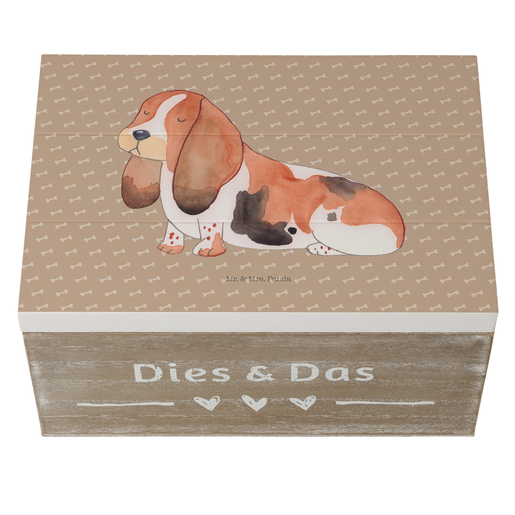 Holzkiste Hund Basset Hound Holzkiste, Kiste, Schatzkiste, Truhe, Schatulle, XXL, Erinnerungsbox, Erinnerungskiste, Dekokiste, Aufbewahrungsbox, Hund, Hundemotiv, Haustier, Hunderasse, Tierliebhaber, Hundebesitzer, Sprüche, Basset Hound, Basset, Hundeliebe, kinderlos