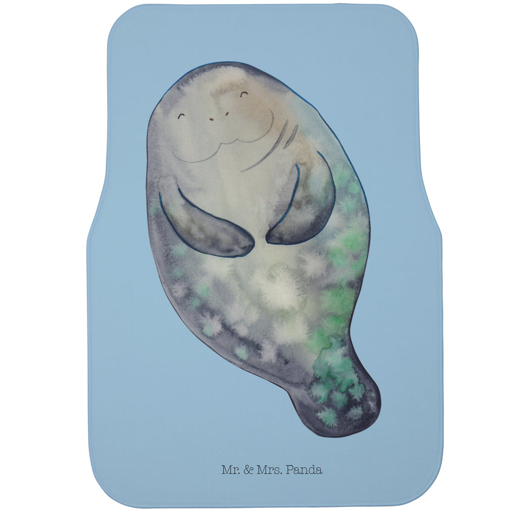 Fahrer Autofußmatte Seekuh happy Autofußmatten, Fußmatte Auto, Fahrer, Schmutzmatte Auto, Meerestiere, Meer, Urlaub, Seekuh, Seekühe, Selbstliebe, Respekt, Neuanfang, Neustart, Achtsamkeit, Zufrieden, Liebeskummer, Freundin