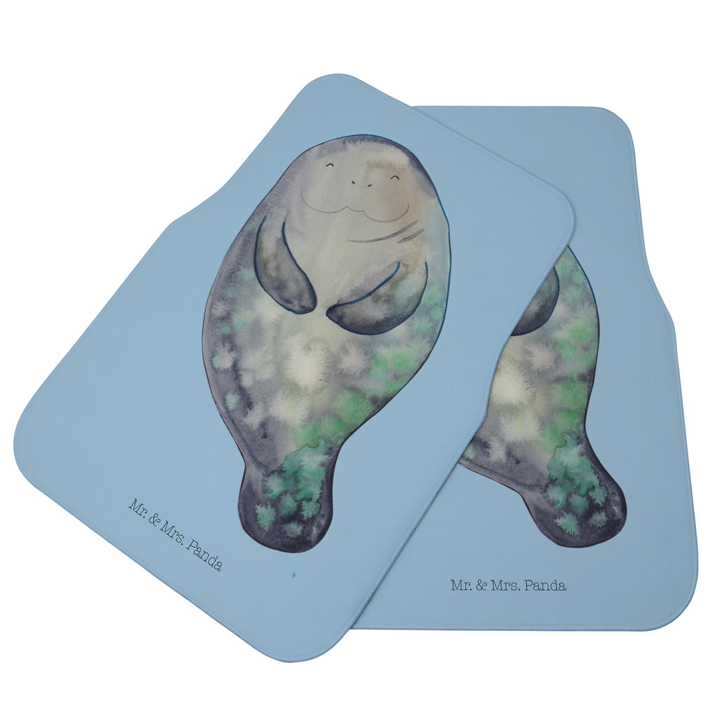 Fahrer Autofußmatte Seekuh happy Autofußmatten, Fußmatte Auto, Fahrer, Schmutzmatte Auto, Meerestiere, Meer, Urlaub, Seekuh, Seekühe, Selbstliebe, Respekt, Neuanfang, Neustart, Achtsamkeit, Zufrieden, Liebeskummer, Freundin