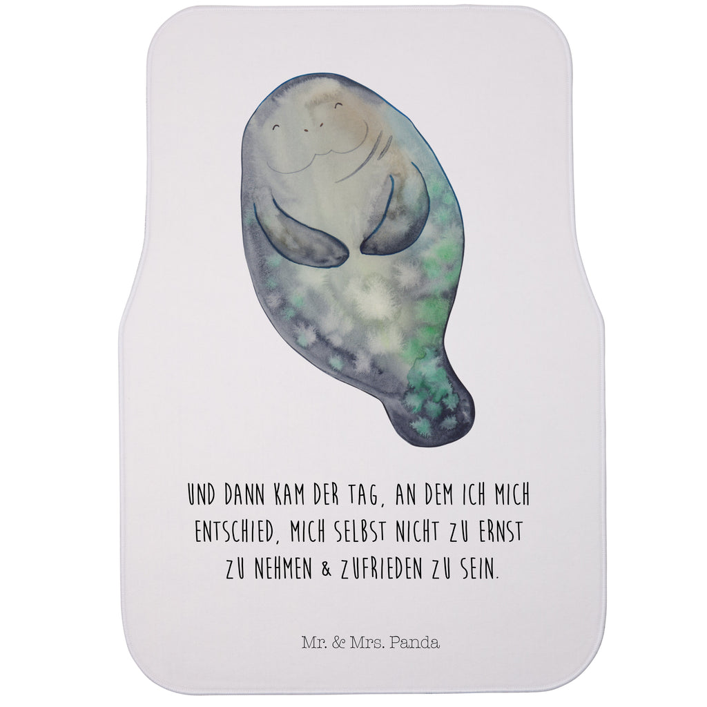 Fahrer Autofußmatte Seekuh happy Autofußmatten, Fußmatte Auto, Fahrer, Schmutzmatte Auto, Meerestiere, Meer, Urlaub, Seekuh, Seekühe, Selbstliebe, Respekt, Neuanfang, Neustart, Achtsamkeit, Zufrieden, Liebeskummer, Freundin