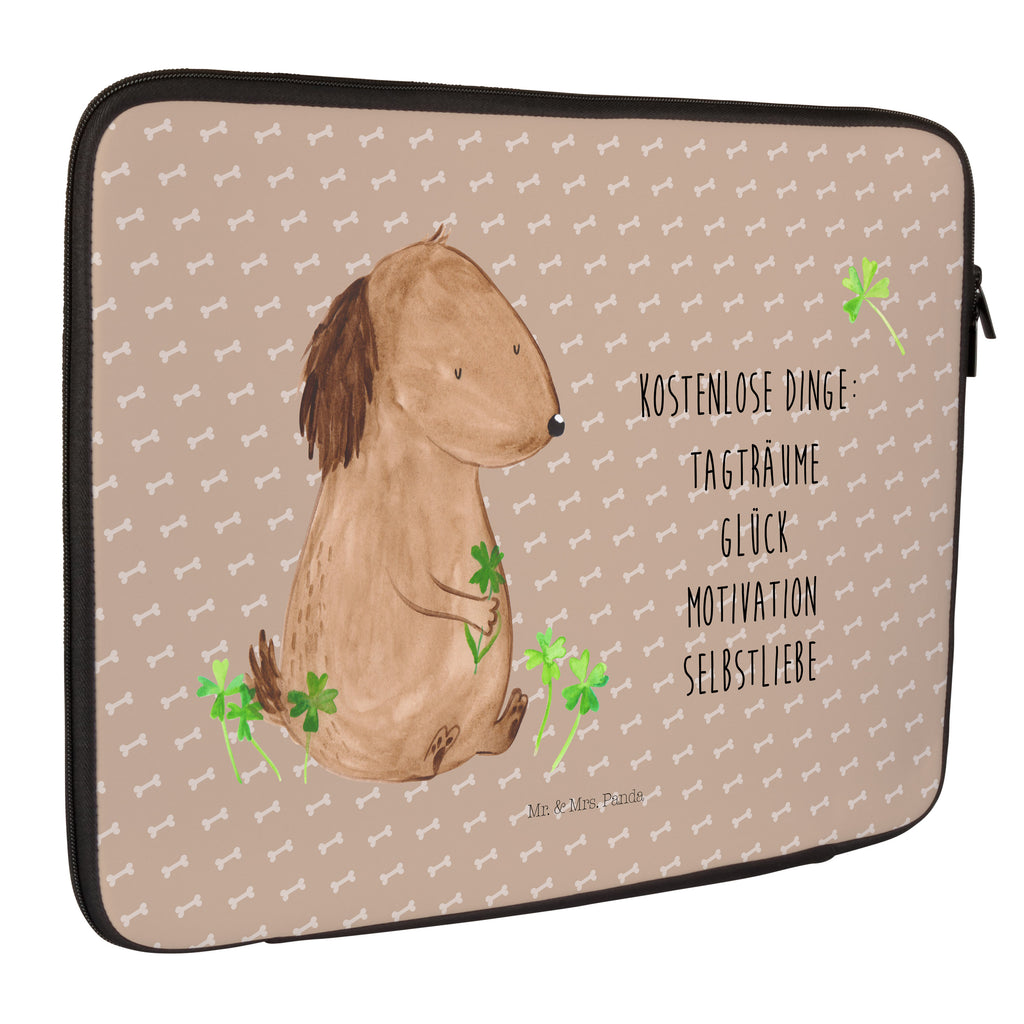 27 x 36 Notebook Tasche  Hund Kleeblatt Notebook Tasche, Laptop, Computertasche, Tasche, Damen, Schutzhülle, Hund, Hundemotiv, Haustier, Hunderasse, Tierliebhaber, Hundebesitzer, Sprüche, Kleeblatt, Glück, Tagträume, Motivation, Neuanfang, Geschenk, Glücksbringer, Selbstliebe, Achtsamkeit