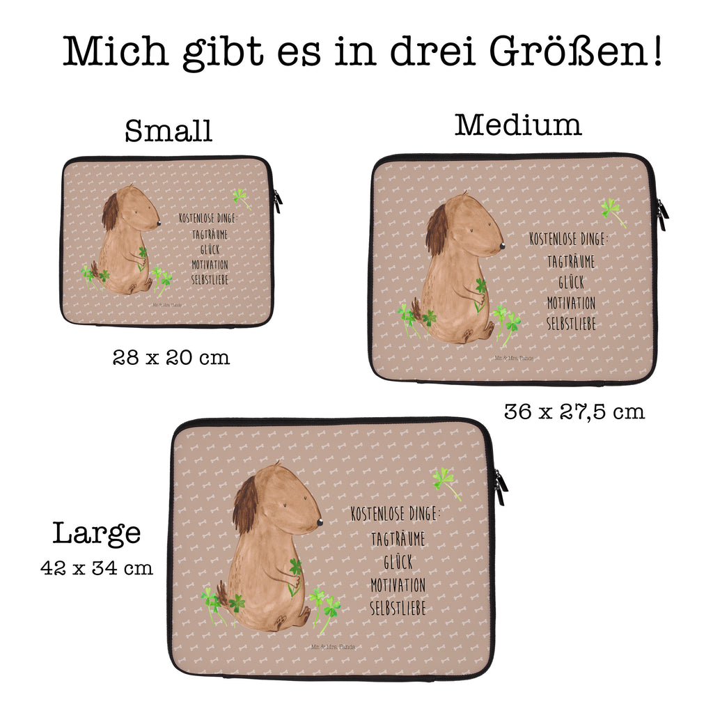 27 x 36 Notebook Tasche  Hund Kleeblatt Notebook Tasche, Laptop, Computertasche, Tasche, Damen, Schutzhülle, Hund, Hundemotiv, Haustier, Hunderasse, Tierliebhaber, Hundebesitzer, Sprüche, Kleeblatt, Glück, Tagträume, Motivation, Neuanfang, Geschenk, Glücksbringer, Selbstliebe, Achtsamkeit