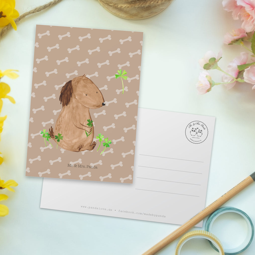 Postkarte Hund Kleeblatt Geschenkkarte, Grußkarte, Karte, Einladung, Ansichtskarte, Geburtstagskarte, Einladungskarte, Hund, Hundemotiv, Haustier, Hunderasse, Tierliebhaber, Hundebesitzer, Sprüche, Kleeblatt, Glück, Tagträume, Motivation, Neuanfang, Geschenk, Glücksbringer, Selbstliebe, Achtsamkeit