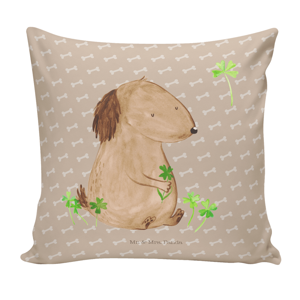 40x40 Kissen Hund Kleeblatt Kissenhülle, Kopfkissen, Sofakissen, Dekokissen, Motivkissen, Hund, Hundemotiv, Haustier, Hunderasse, Tierliebhaber, Hundebesitzer, Sprüche, Kleeblatt, Glück, Tagträume, Motivation, Neuanfang, Geschenk, Glücksbringer, Selbstliebe, Achtsamkeit