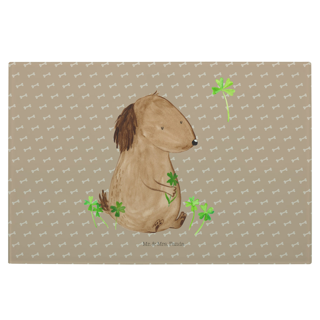 Medium Glas Schneidbrett Hund Kleeblatt Glasschneidebrett, Schneidebrett, Hund, Hundemotiv, Haustier, Hunderasse, Tierliebhaber, Hundebesitzer, Sprüche, Kleeblatt, Glück, Tagträume, Motivation, Neuanfang, Geschenk, Glücksbringer, Selbstliebe, Achtsamkeit