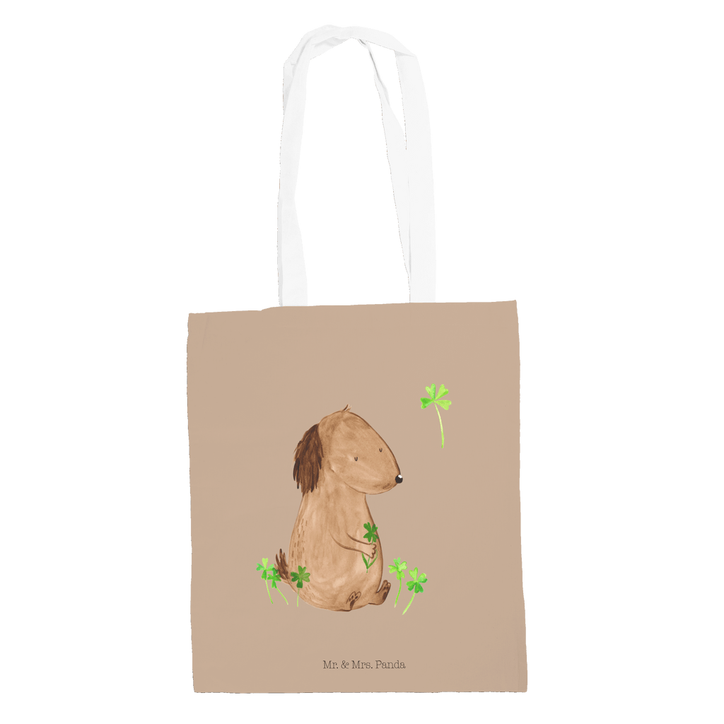 Tragetasche Hund Kleeblatt Beuteltasche, Beutel, Einkaufstasche, Jutebeutel, Stoffbeutel, Hund, Hundemotiv, Haustier, Hunderasse, Tierliebhaber, Hundebesitzer, Sprüche, Kleeblatt, Glück, Tagträume, Motivation, Neuanfang, Geschenk, Glücksbringer, Selbstliebe, Achtsamkeit